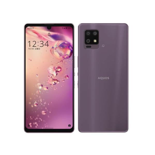 (中古) AQUOS zero6 パープル /SH-RM18 【楽天版 SIMFREE】未開封品、S...