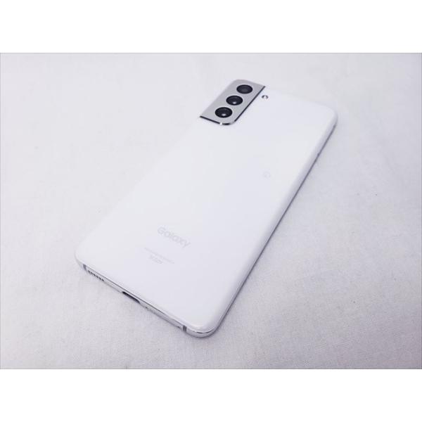 (中古) SCG09 ファントムホワイト /Galaxy S21 5G 【SIMロック解除品】、au