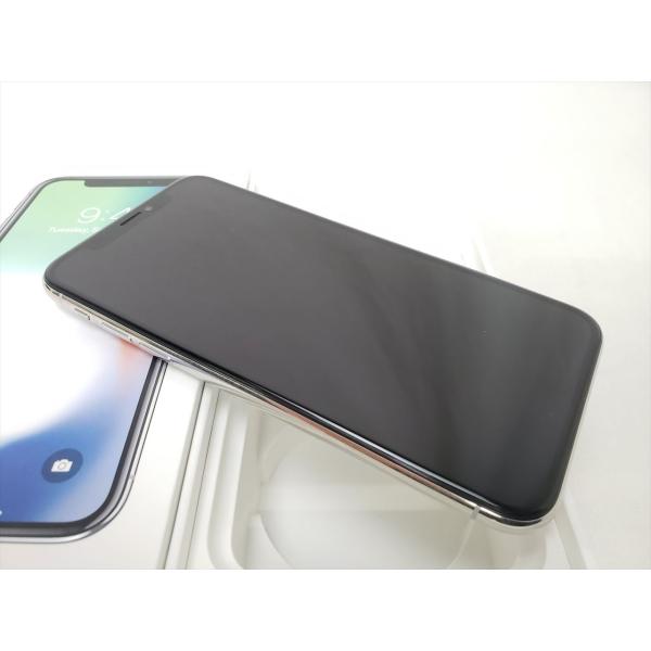 (中古) iPhoneX 64GB シルバー /MQAY2J/A  【SIMロック解除品】、soft...