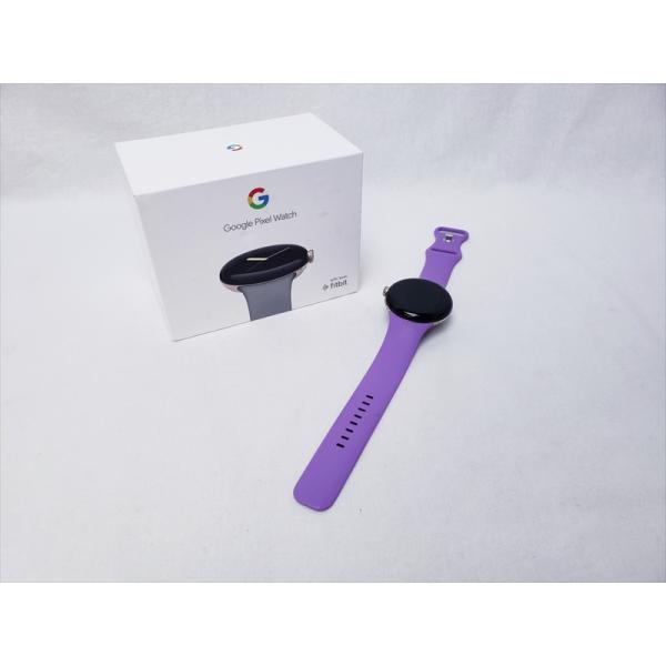 (中古) Google Pixel Watch Wi-Fiモデル Champagne Goldケース...