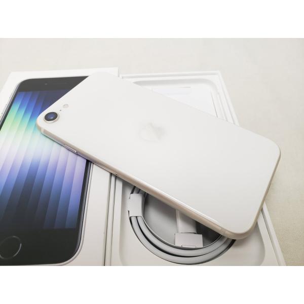 (中古) iPhoneSE （第3世代） 128GB スターライト /MMYG3J/A 【 SIMF...