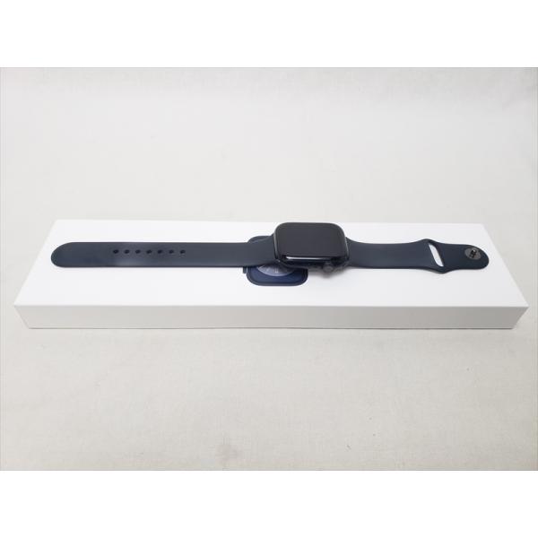 (中古) Apple Watch Series8 GPS 45mm ミッドナイトアルミニウム/ミッド...