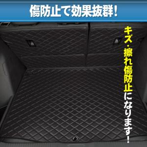 HONDA VEZEL ヴェゼル RV3/RV4/RV5/RV6対応 ラゲッジマット インテリアパネル 汚れ 傷防止 ブラック＆レッド 2カラー