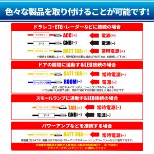 トヨタ系 電源取り出しオプションカプラー 分岐...の詳細画像4