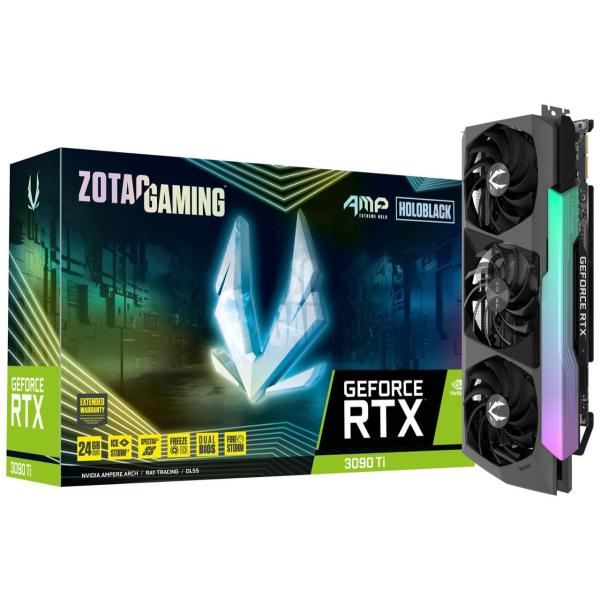 ZOTAC GAMING GeForce RTX 3090 Ti AMP Extreme Holo ...