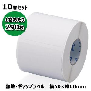 50T60SG 無地新盛（HALLO）TokiPri用ハローラベル  横50×縦60mm（290枚）10巻セット｜pcpos2