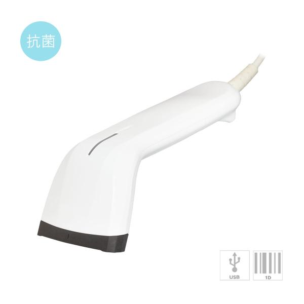 オプトエレクトロニクス 一次元CCDタッチ式スキャナー C-42-WHT-USB (USB・抗菌・白...