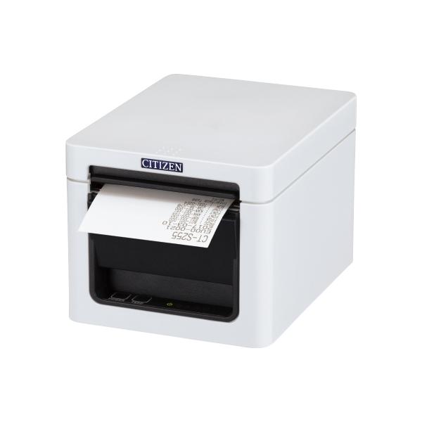 CT-S255BTJ-WH サーマルプリンタ（Bluetooth+USBクールホワイト）80・58m...