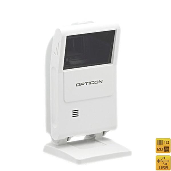定置式2Dスキャナ M-10-USB-WHT USB ハンズフリー抗菌仕様 オプトエレクトロニクス