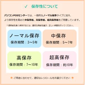 感熱ロール紙 感熱レジロール紙 感熱紙 80m...の詳細画像2