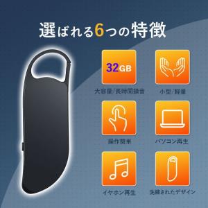 32GBメモリ搭載 ボイスレコーダー ICレコ...の詳細画像2