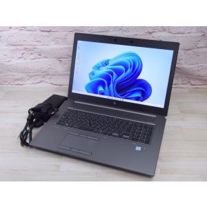 中古 Sランク FHD液晶 HP ZBOOK 17G6 第9世代 i7 9750H メモリ16GB NVMe256GB+HDD1TB QuadroT1000 ブルーレイ Win11｜pctokutoku