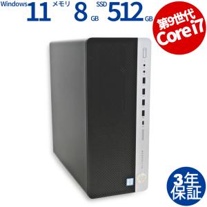 【3年保証】 HP ELITEDESK 800 G5 TWR Windows11 Core i7 中古 パソコン デスクトップ PC タワー｜pcwrap