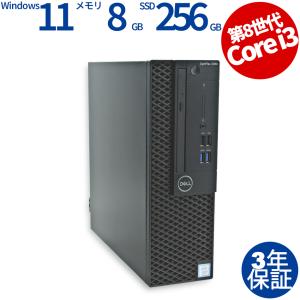 中古パソコン DELL OPTIPLEX 3060 デル Windows11 3年保証 デスクトップ PC 省スペース スリム｜pcwrap