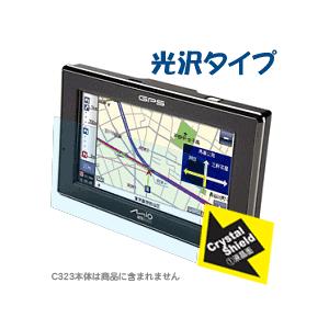 Mio C323/C325 防気泡・フッ素防汚コート!光沢保護フィルム Crystal Shield...