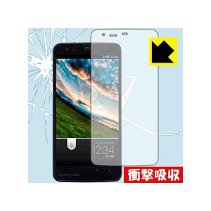 AQUOS PHONE Xx 206SH 特殊素材で衝撃を吸収！保護フィルム 衝撃吸収【光沢】｜pda