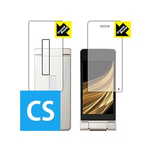 AQUOS ケータイ SH-02L (メイン用・サブ用) 防気泡・フッ素防汚コート!光沢保護フィルム...