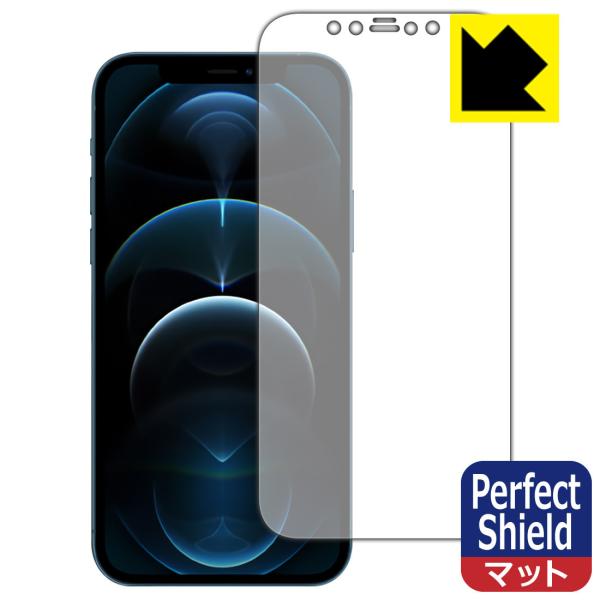 iPhone 12 Pro 防気泡・防指紋!反射低減保護フィルム Perfect Shield (前...