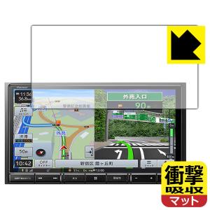 carrozzeria 楽ナビ AVIC-RZ111 / AVIC-RZ112対応 衝撃吸収[反射低減] 保護 フィルム 耐衝撃 日本製