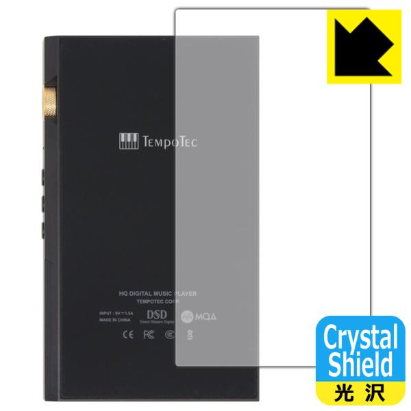 TEMPOTEC V6対応 Crystal Shield 保護 フィルム [背面用] 3枚入 光沢 ...