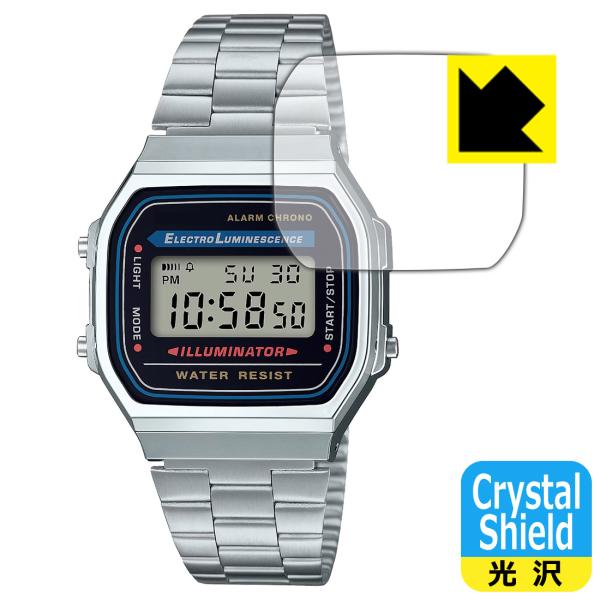 CASIO Collection A168WA 対応 Crystal Shield 保護 フィルム ...