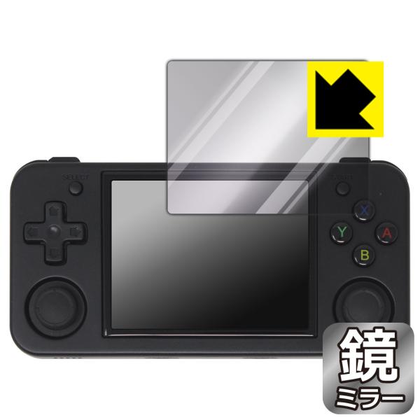ANBERNIC RG35XX H 対応 Mirror Shield 保護 フィルム ミラー 光沢 ...
