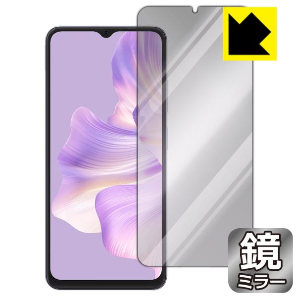 Blackview WAVE 8C 対応 Mirror Shield 保護 フィルム ミラー 光沢 ...