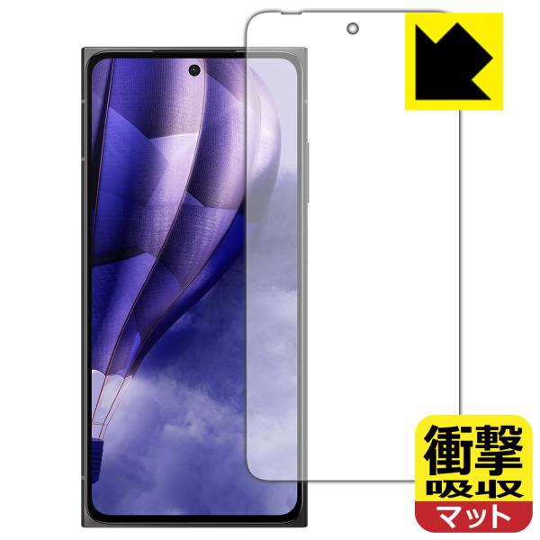 HMD Skyline 対応 衝撃吸収[反射低減] 保護 フィルム [画面用] 耐衝撃 日本製