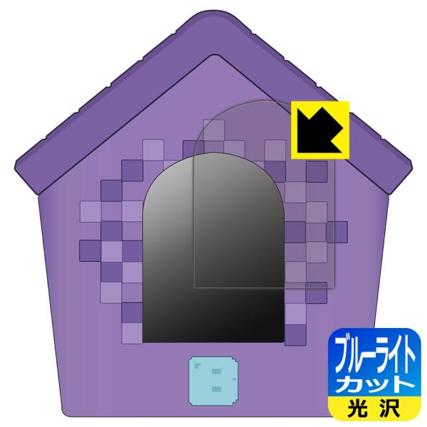 わんだーはうす 対応 ブルーライトカット[光沢] 保護 フィルム 日本製