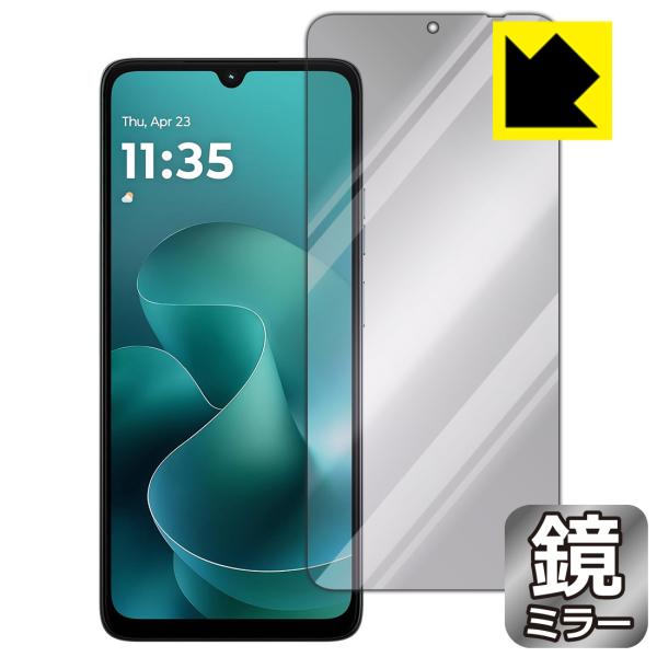 moto g06 対応 Mirror Shield 保護 フィルム [画面用] ミラー 光沢 日本製