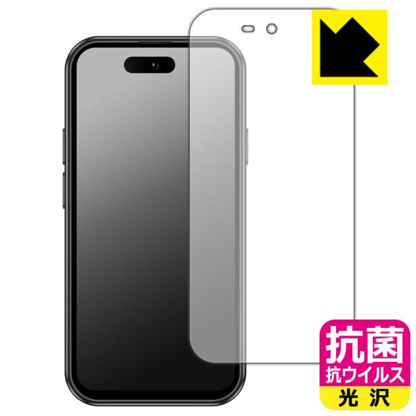 BLUEFOX NX1 対応 抗菌 抗ウイルス[光沢] 保護 フィルム [画面用] 日本製