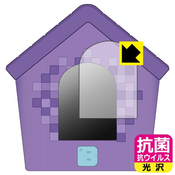 わんだーはうす 対応 抗菌 抗ウイルス[光沢] 保護 フィルム 日本製