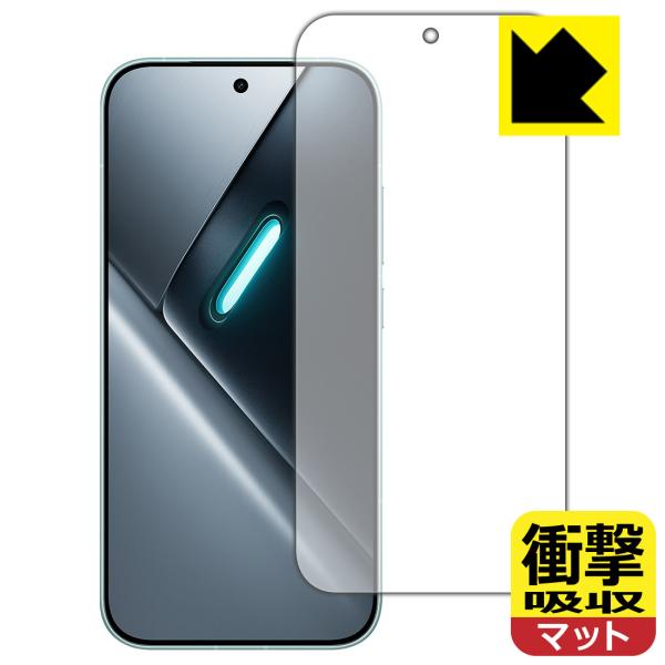 Xiaomi POCO X8 Pro 対応 衝撃吸収[反射低減] 保護 フィルム [指紋認証対応] ...