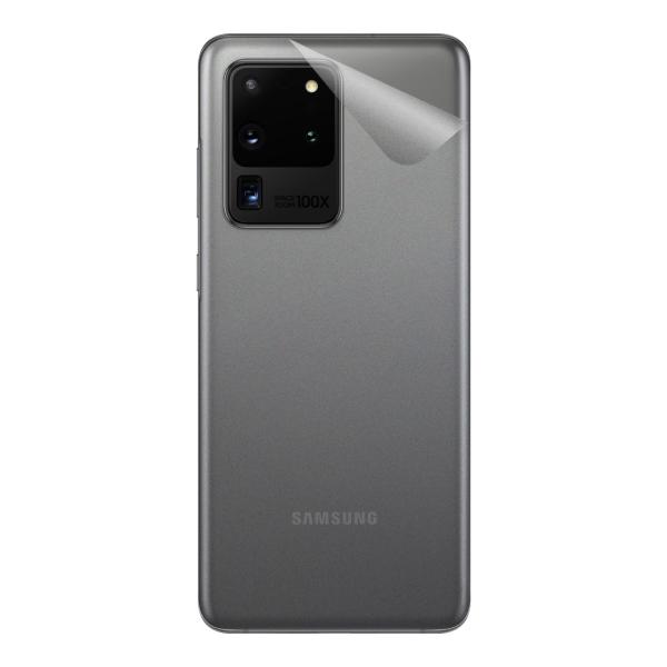 スキンシール Galaxy S20 Ultra 5G 【透明・すりガラス調】