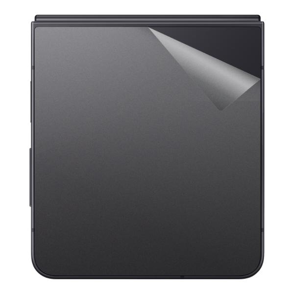 スキンシール Galaxy Z Flip7 (背面用) 【透明・すりガラス調】