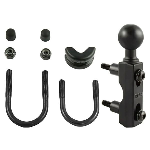 RAMマウント バイク用クラッチ/ブレーキ取付ベース (Uボルト付)　【ベースパーツ】 RAM-B-...
