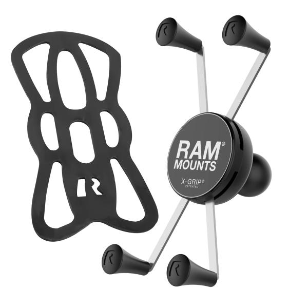 RAMマウント　X-グリップホルダー(スマホ用 Lサイズ・ファブレット)/ベルトクランプセット