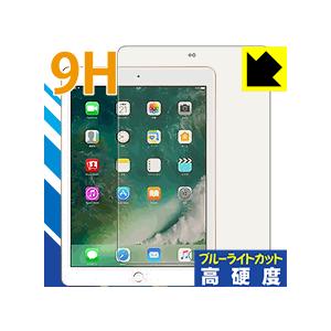 iPad(第5世代) PET製フィルムなのに強化ガラス同等の硬度！保護フィルム 9H高硬度【ブルーラ...
