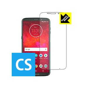 Moto Z3 Play 防気泡・フッ素防汚コート!光沢保護フィルム Crystal Shield (前面のみ) 3枚セット｜pdar