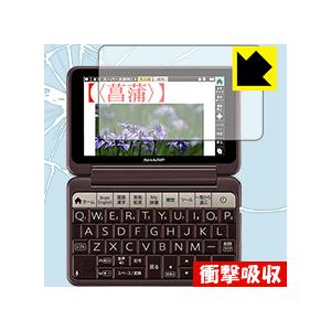 シャープ電子辞書 Brain PW-AA1/PW-AJ1 特殊素材で衝撃を吸収！保護フィルム 衝撃吸...