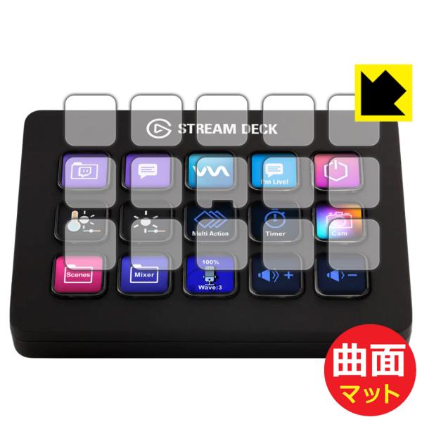 Elgato STREAM DECK MK.2対応 Flexible Shield Matte[反射...