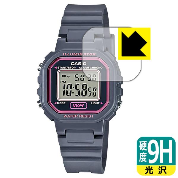 CASIO LA-20WHシリーズ 用 PET製フィルムなのに強化ガラス同等の硬度！保護フィルム 9...