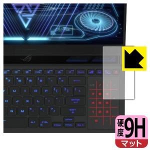 ASUS ROG Zephyrus Duo 16 (2022) GX650 PET製フィルムなのに強化ガラス同等の硬度！保護フィルム 9H高硬度【反射低減】 (タッチパッド用)