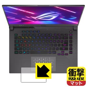 ASUS ROG Strix G15 (2022) G513 衝撃吸収[反射低減] 保護 フィルム [タッチパッド用] 耐衝撃 日本製