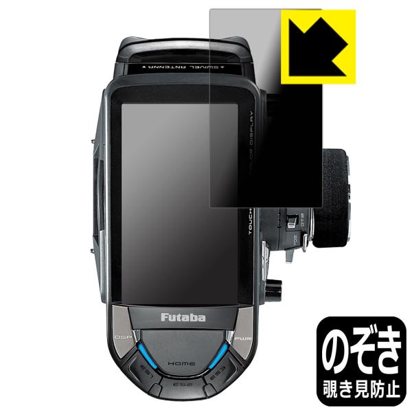 Futaba カー用送信機 T10PX 用 のぞき見防止保護フィルム Privacy Shield【...