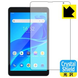 Blackview Tab 6 / Tab 6 Kids 防気泡 フッ素防汚コート光沢保護フィルム Crystal Shield