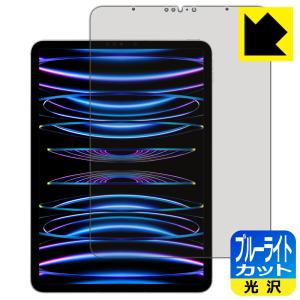 iPad Pro (11インチ)(第4世代・2022年発売モデル)対応 ブルーライトカット[光沢] 保護 フィルム 日本製｜pdar