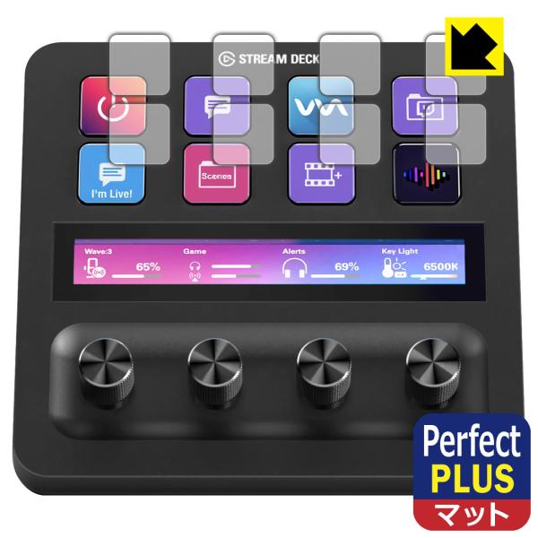 Elgato STREAM DECK + 対応 Perfect Shield Plus 保護 フィル...