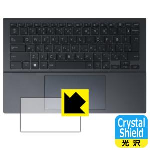 ASUS Zenbook DUO (2024) UX8406MA 対応 Crystal Shield 保護 フィルム [タッチパッド用] 3枚入 光沢 日本製｜pdar