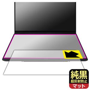 ASUS Zenbook DUO (2024) UX8406MA 対応 純黒クリア[超反射防止] 保護 フィルム [セカンドディスプレイ用] 反射低減 防指紋 日本製｜pdar